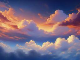 Clouds Background Painting  ,desktop background wallpaper