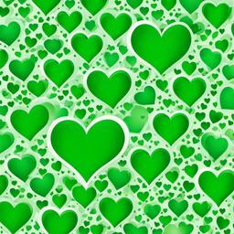 Heart Background Wallpaper - green heart background wallpaper  