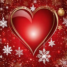 Christmas Background Wallpaper - christmas heart background  