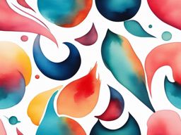 abstract watercolor - create an abstract watercolor tattoo that blends vibrant colors and fluid shapes. 