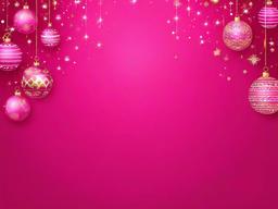 Pink Background Christmas  