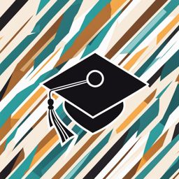 graduation cap clipart: smart graduation cap symbolizing achievement. 