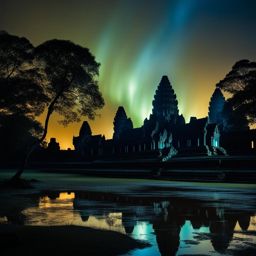 the bioluminescent ruins of angkor wat 