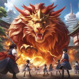 tokyo afterschool summoners  summons mythical beasts amid a magical battleground. 