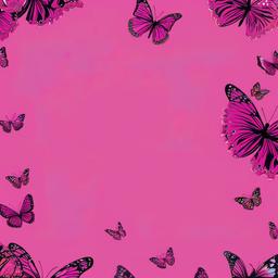 Butterfly Background Wallpaper - pink background with butterflies  