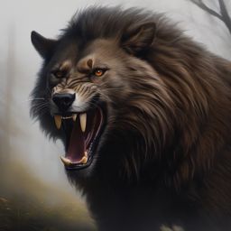 Beast of LBL draw in realism style