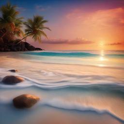 Beach background - romantic beach background  