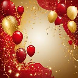 Party Background Wallpaper - red and gold birthday background  