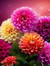 Flower Background Wallpaper - dahlia background  