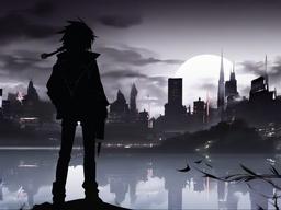 Wallpaper Dark Anime  ,desktop background wallpaper