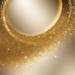 Glitter background - gold glitter circle transparent  