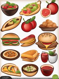 food clipart - displaying mouthwatering culinary delights. 