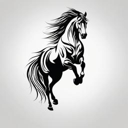 tribal horse tattoo meaning  simple tattoo,minimalist,white background