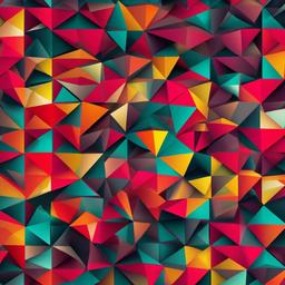 Geometric Background - colorful triangle wallpaper  