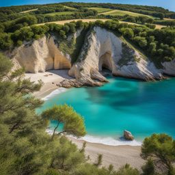 le marche's hidden beaches - capture the untouched beauty of hidden beaches in le marche, with their secluded coves and rocky cliffs. 