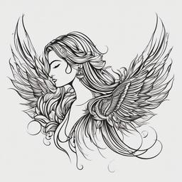 unique virgo tattoos for females  simple vector color tattoo