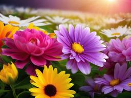 Summer Flowers Hd Wallpaper  background