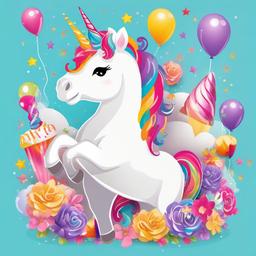 Party Background Wallpaper - unicorn birthday background  