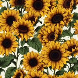 Sunflower Background Wallpaper - aesthetic sunflowers wallpaper  