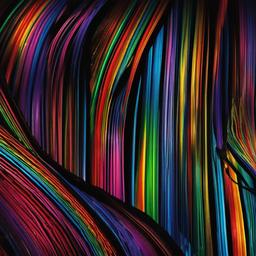 Rainbow Background Wallpaper - rainbow and black background  