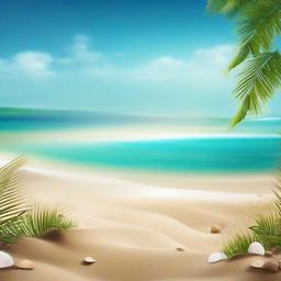 Beach background - beach motion background  