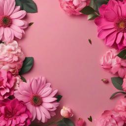 Flower Background Wallpaper - aesthetic pink flower background  