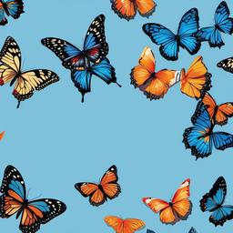 Butterfly Background Wallpaper - butterfly wallpaper iphone blue  