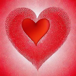 Heart Background Wallpaper - red heart with red background  