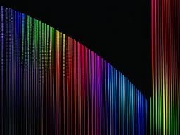 Rainbow With Black Background Wallpaper  