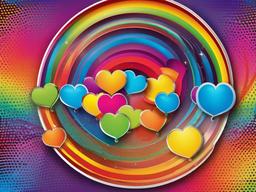 Rainbow Background Clipart  