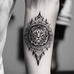 small meaningful tattoos black and white design 