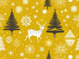 Christmas Background Yellow  