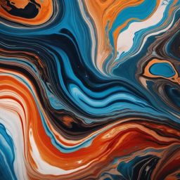 Abstract marbling with bold contrasts top view, product photoshoot realistic background, hyper detail, high resolution