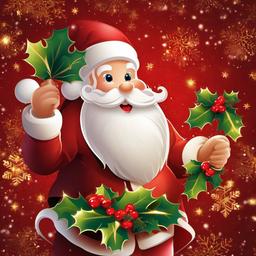 Christmas Background Wallpaper - christmas background with santa claus  