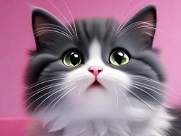 cute kitty wallpaper hd  ,desktop background wallpaper