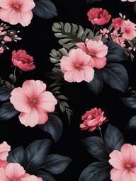 Aesthetic Dark Flower Wallpaper  ,mobile iphone background wallpaper