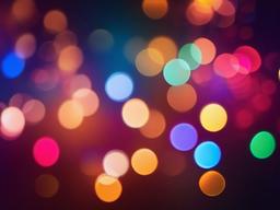 Rainbow Bokeh Background - Colorful bokeh for dreamy effects  minimal design