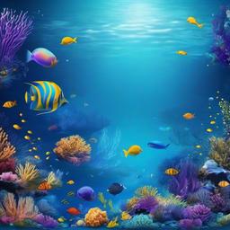 Ocean Background Wallpaper - underwater theme background  