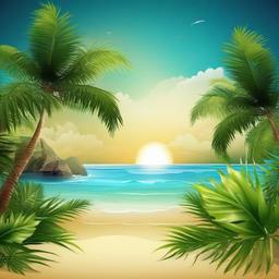 Beach background - tropical beach background wallpaper  