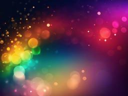 Rainbow Bokeh Background  