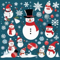 Snowman  clipart