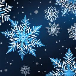 Christmas Background Wallpaper - snowflake with blue background  