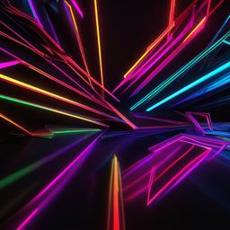 Neon Background Wallpaper - 3d neon background  