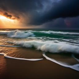 Beach Background Wallpaper - stormy beach wallpaper  