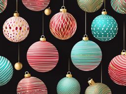 Clipart Christmas Balls,Decorating a Christmas party with clipart Christmas balls  simple, 2d flat