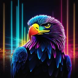 Neon Background Wallpaper - neon eagle wallpaper  