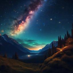 Sky Background Wallpaper - 4k starry night wallpaper  