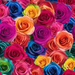 Rainbow Background Wallpaper - multicolor rose wallpaper  