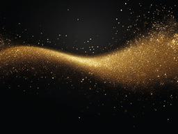 Gold Glitter Background - Sparkling gold glitter over a dark background for a festive and glamorous effect.  background wallpaper