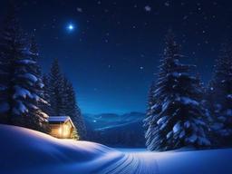 Snowy Night Sky Background  ,desktop background wallpaper